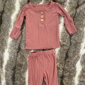 Posh peanut 0-3 month girls pajama set